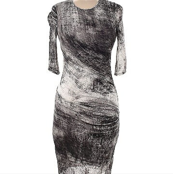 HELMUT LANG Nova Print Dress Featured on the Young & Restless Med. - Picture 3 of 4